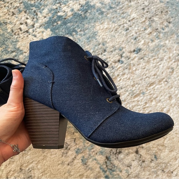Rampage Denim Booties NEW in Box - Picture 6 of 12